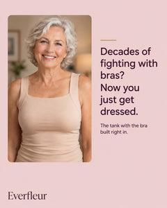 EverFleur Built-In Bra Comfort Tank