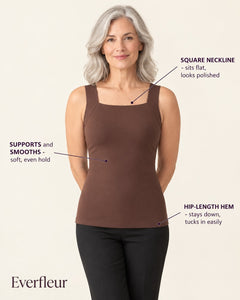 EverFleur Built-In Bra Comfort Tank