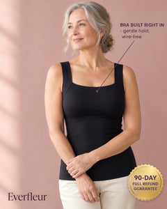 EverFleur Built-In Bra Comfort Tank