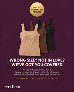 EverFleur Built-In Bra Comfort Tank