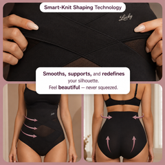 High-Waisted Shaping Brief - Seamless Tummy Control