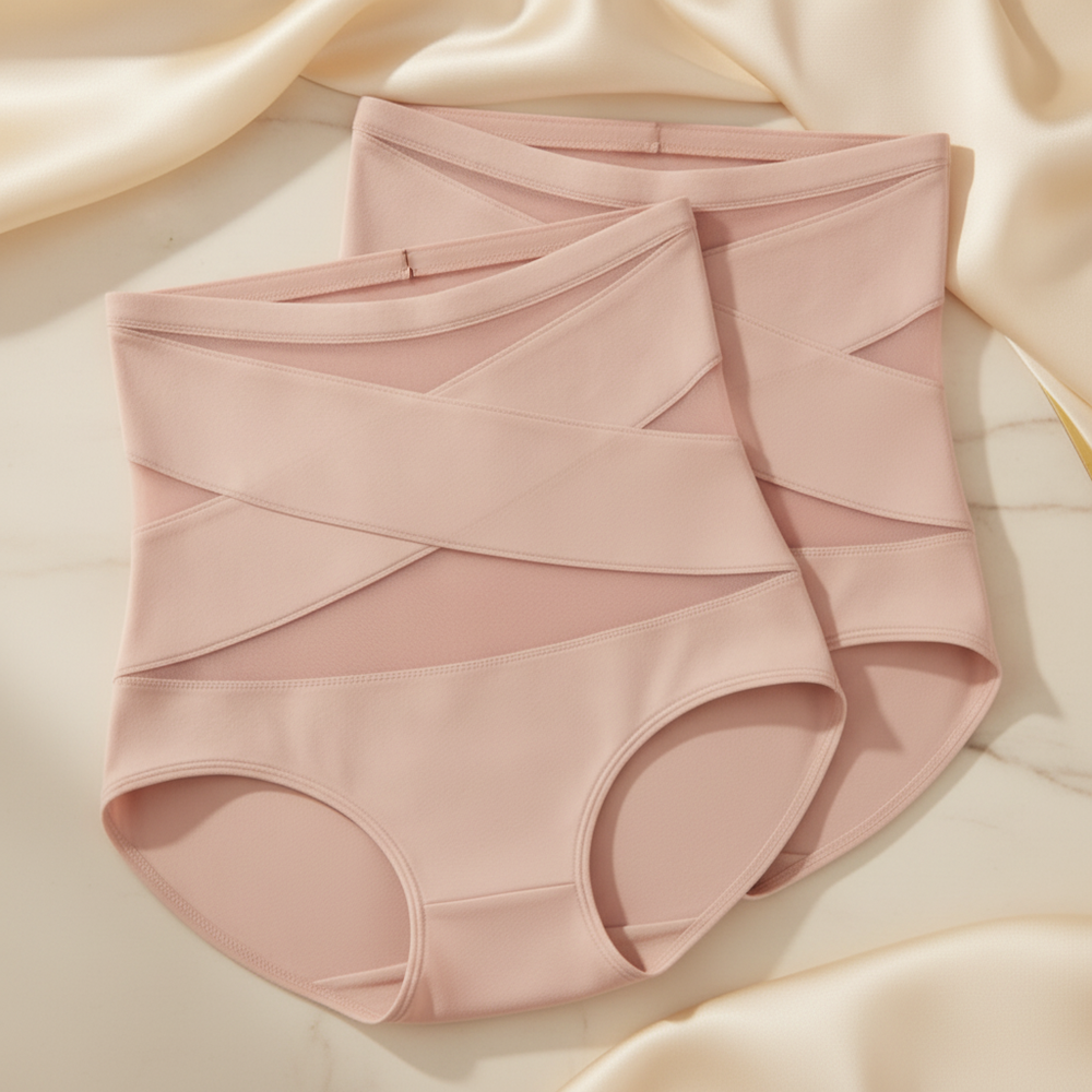 Light Rose High-Waisted Shaping Brief - Limited Edition